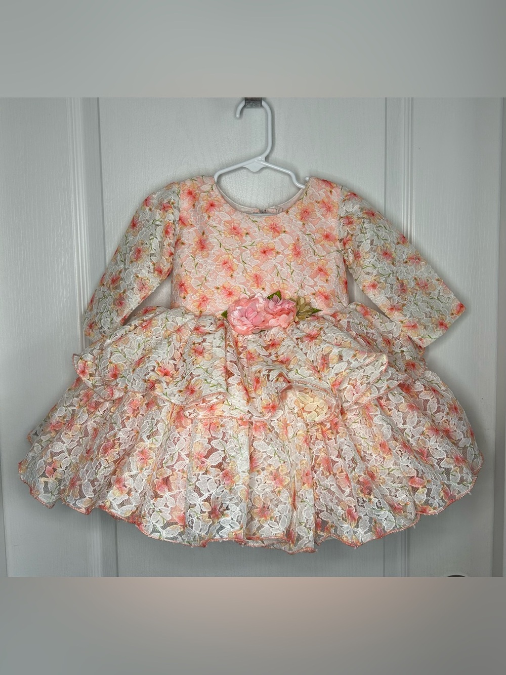 Vinit Floral Pageant Full Circle Dress 18in 45cm 12-18M